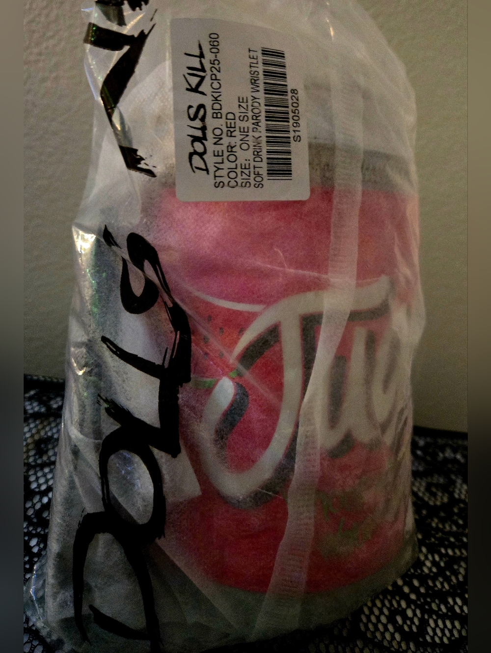 Dolls Kill x Insane Clown Posse Juggalo Juice Soda Can Wristlet NWT